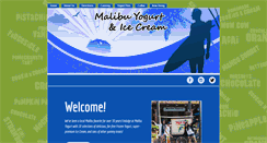 Desktop Screenshot of malibuyogurtonline.com